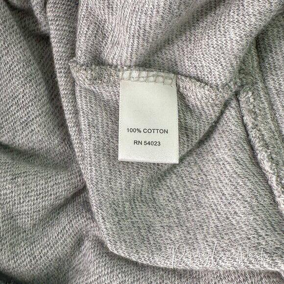 Banana Republic Ruffled Peplum Hoodie S Gray - Picture 7 of 11